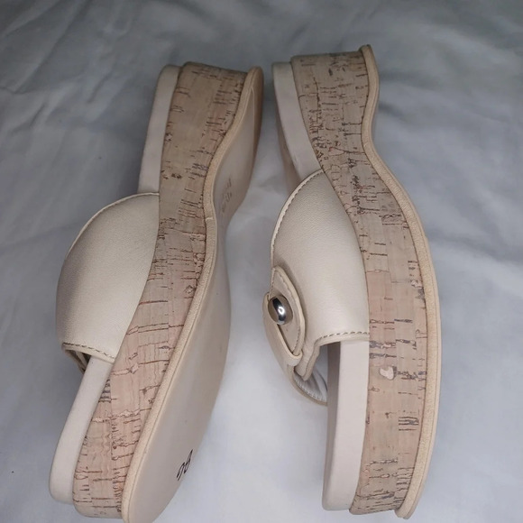 Rag & Bone Sommer Leather Platform Slides Size 38.5 US 8.5 - Picture 6 of 16